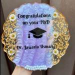 resin graduation tray